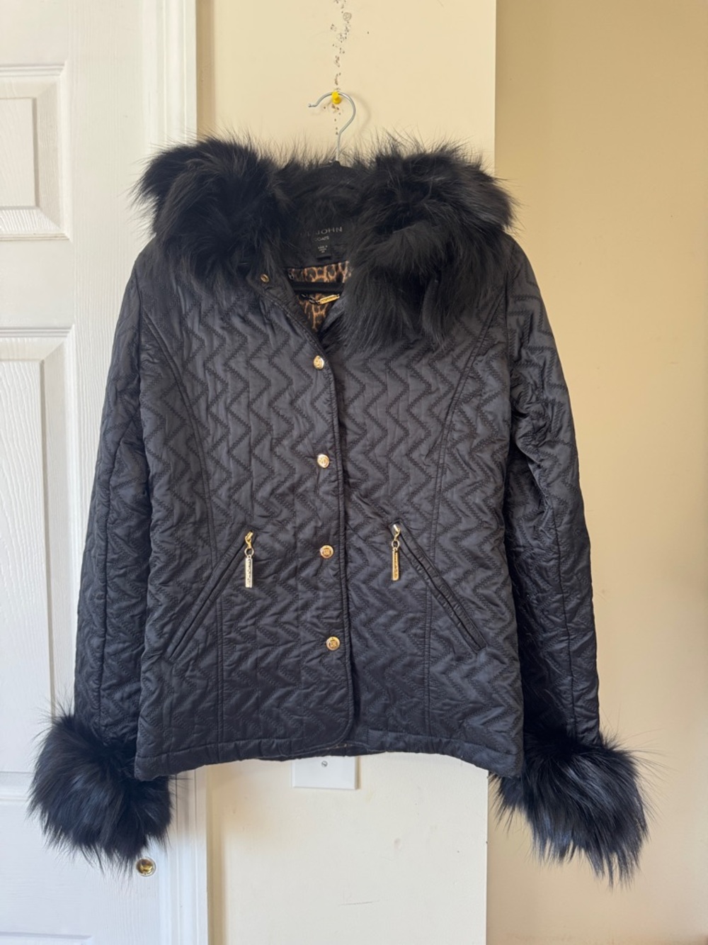 St. John fox fur jacket
